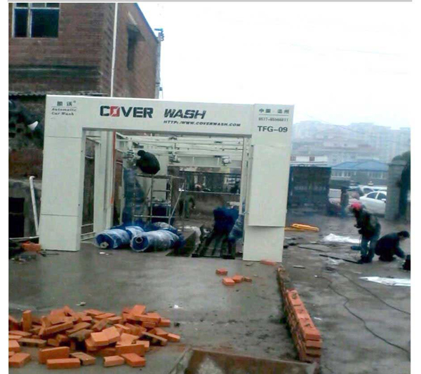 重慶全自動工地洗車機安裝現(xiàn)場