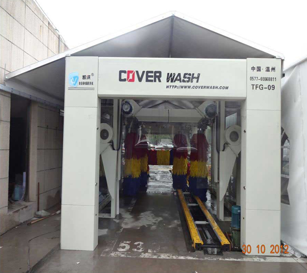 無刷洗車機(jī)-杭州機(jī)場(chǎng)安裝現(xiàn)場(chǎng)